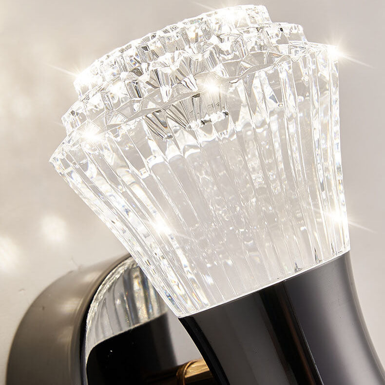 مصباح حائط LED بتصميم كرة حديدية إبداعي عصري بجانب السرير 