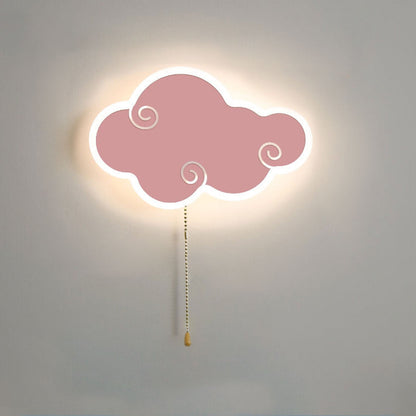 مصباح حائط LED بتصميم رسوم متحركة سحابية بسيطة وحديثة من الشمال 