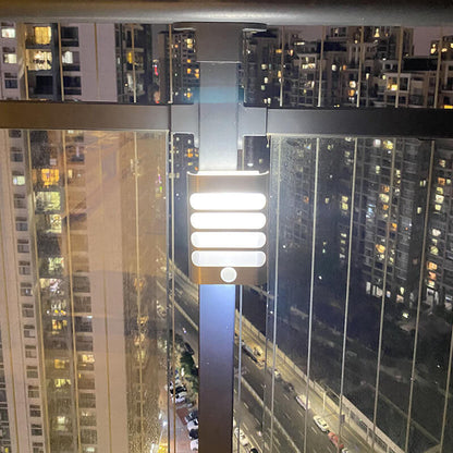 مصباح حائط LED عصري مستطيل الشكل من الألومنيوم قابل لإعادة الشحن عبر USB 