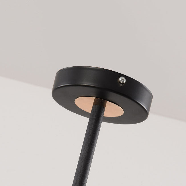 Modern Minimalist Round Ball Glass Iron LED Chandelier
