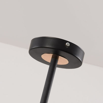 Modern Minimalist Round Ball Glass Iron LED Chandelier