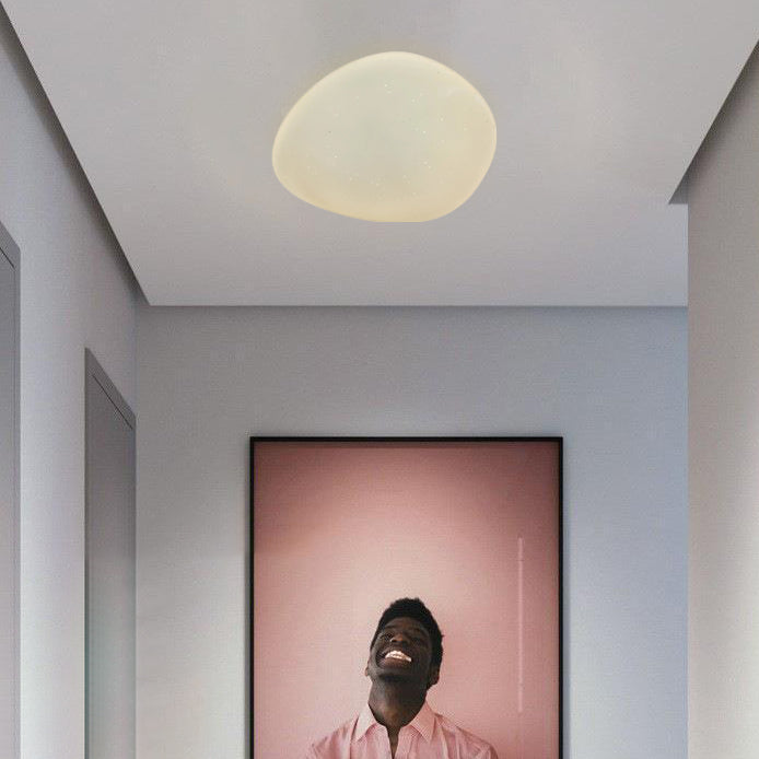 Modern Pebble Stone Star Effect LED Flush Mount Ceiling Light