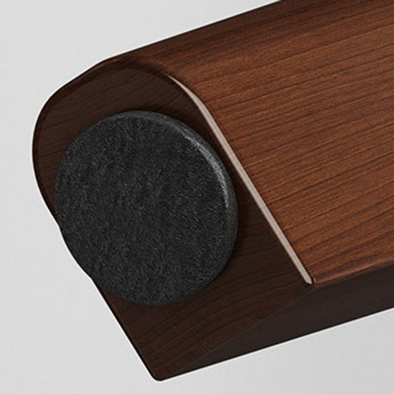 Modern Minimalist Square Upholstered Wood Technology Cloth Faux Leather Dining Chair Backless For Dining Room