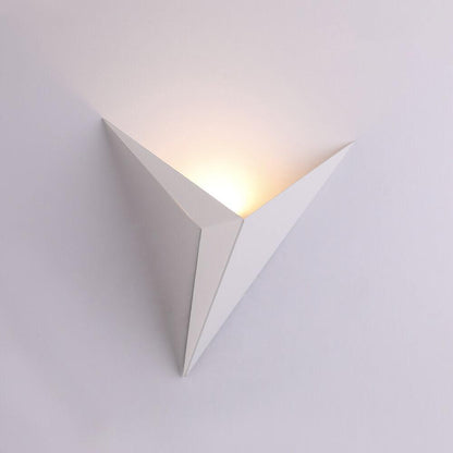 Modern Metal Shaped Triangle 1-Light LED Wall Sconce Lamps