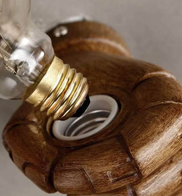 Resin 1-Light Fist Shaped Sconce Lamp