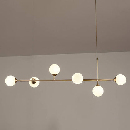 Modern Glass Ball 5-6-Light Chandeliers