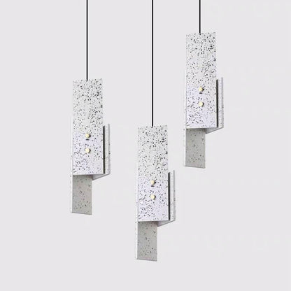 Nordic Colorful Cement Geometric 1-Light LED Pendant Light