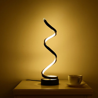 Spiral Shade 1-Light LED Table Lamps