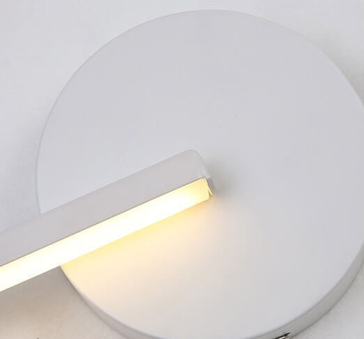 Modern Creative Half Round Iron LED Wall Sconce Lamp