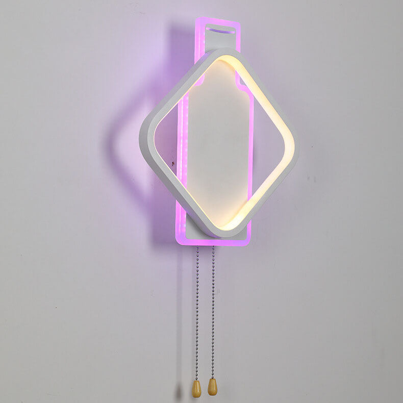 مصباح حائط LED مربع ملون إبداعي حديث 