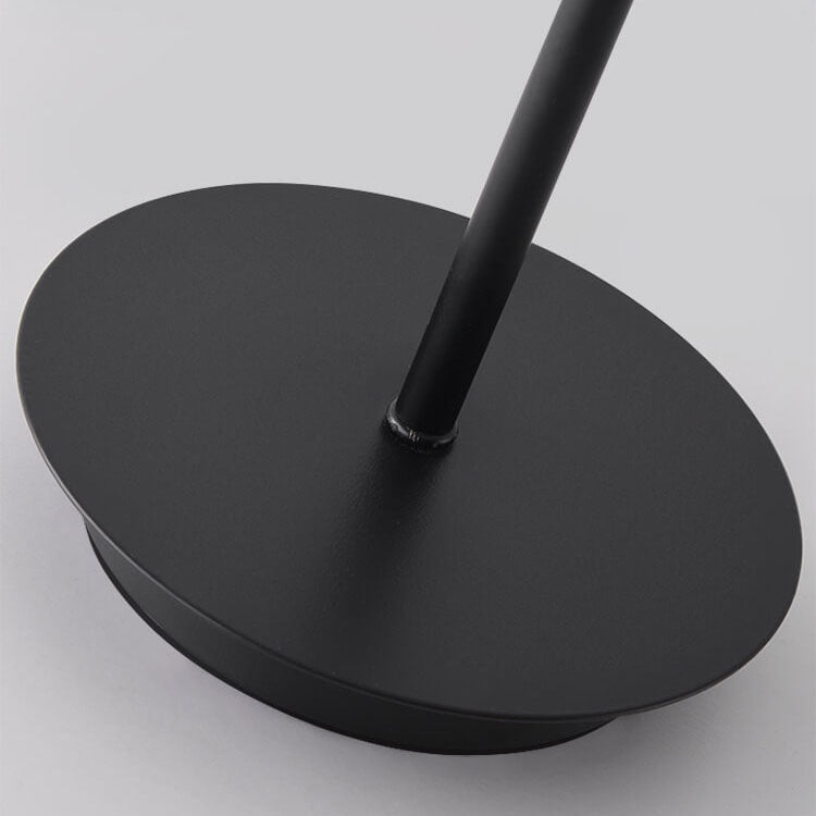 Nordic Simple Wrought Iron Glass Sphere 1-Light Standing Floor Lamp