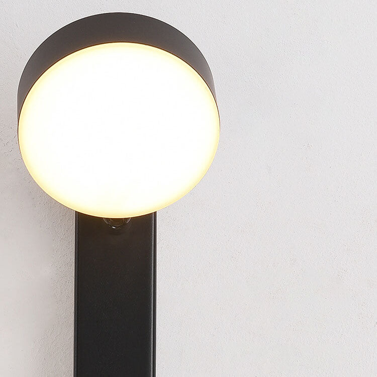 مصباح حائط LED USB ذو قاعدة مستديرة مستطيلة بسيطة على الطراز الاسكندنافي 