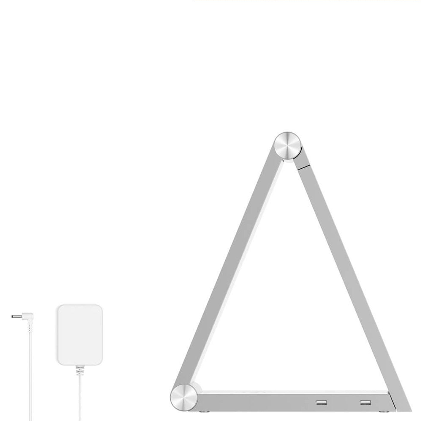 Creative Triangle Eye Protection USB Rechargeable LED Table Lamp