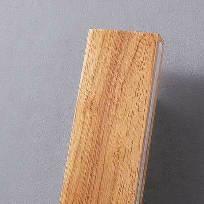 Simple Solid Wood Strip LED Wall Sconce Lamp