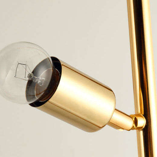 Nordic Modern Solid Color Fabric Shade Marble 1-Light Standing Floor Lamp