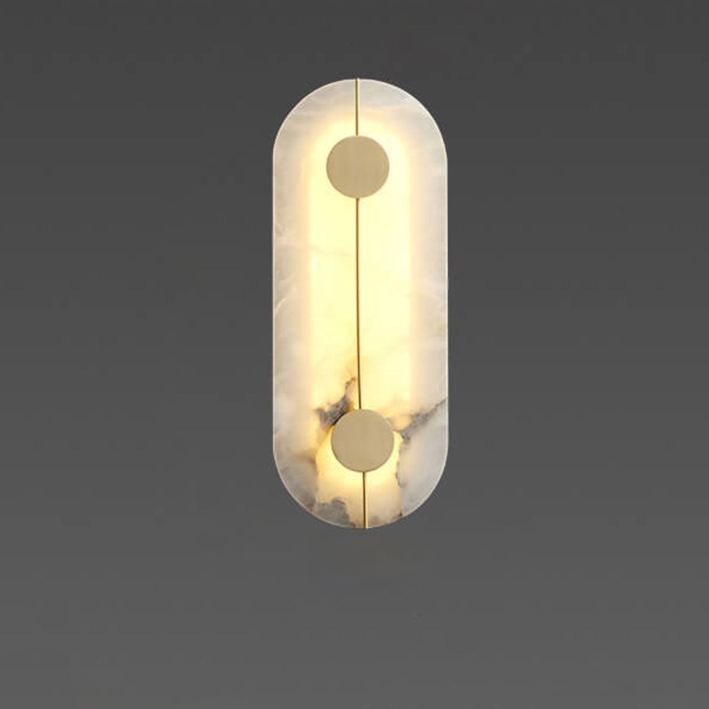 مصباح حائط LED دائري حديدي حديث 
