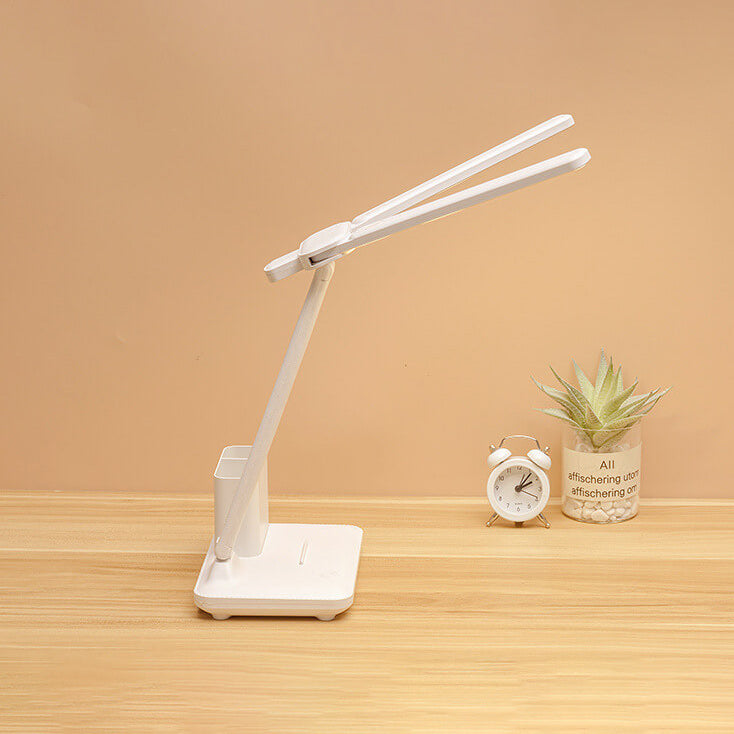 Eye Protection Creative Double Head Multi-angle Adjustable LED Table Lamp