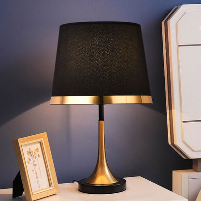 European Retro Fabric 1-Light Table Lamp