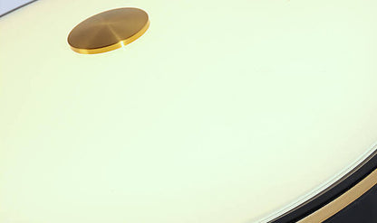 Retro Round Circle Iron  1-Light LED Flush Mount Ceiling Light