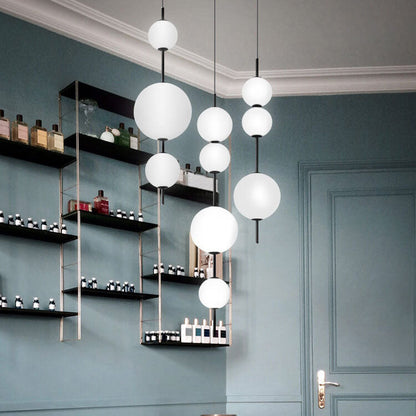 Modern Minimalist Creative Glass Ball LED Pendant Light