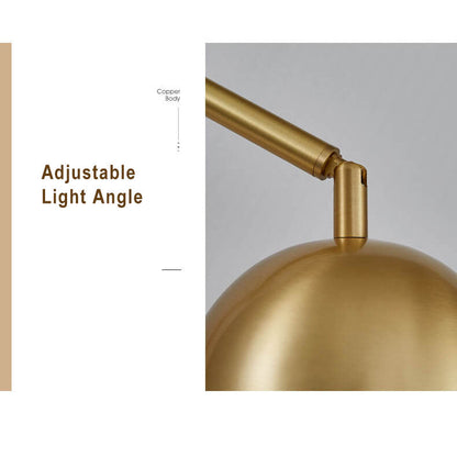 Simple All-copper 1-Light Marble Base Table Lamps