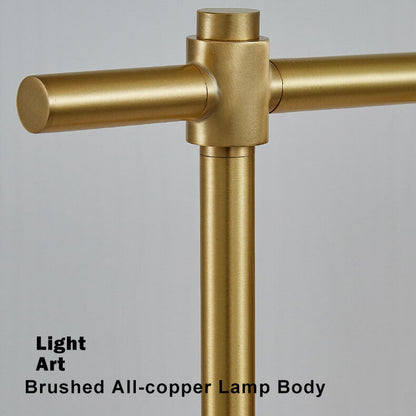 Simple All-copper 1-Light Marble Base Table Lamps