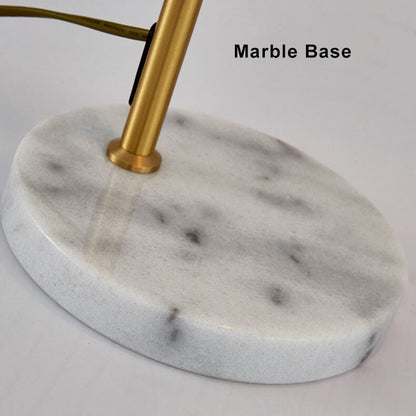 Simple All-copper 1-Light Marble Base Table Lamps