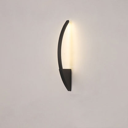 مصباح حائط LED من الحديد الأكريليكي بتصميم قوسي بسيط على الطراز الاسكندنافي 