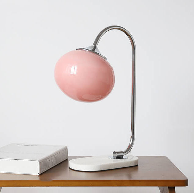 Nordic Minimalist Nostalgic Glass Sphere 1-Light Table Lamp