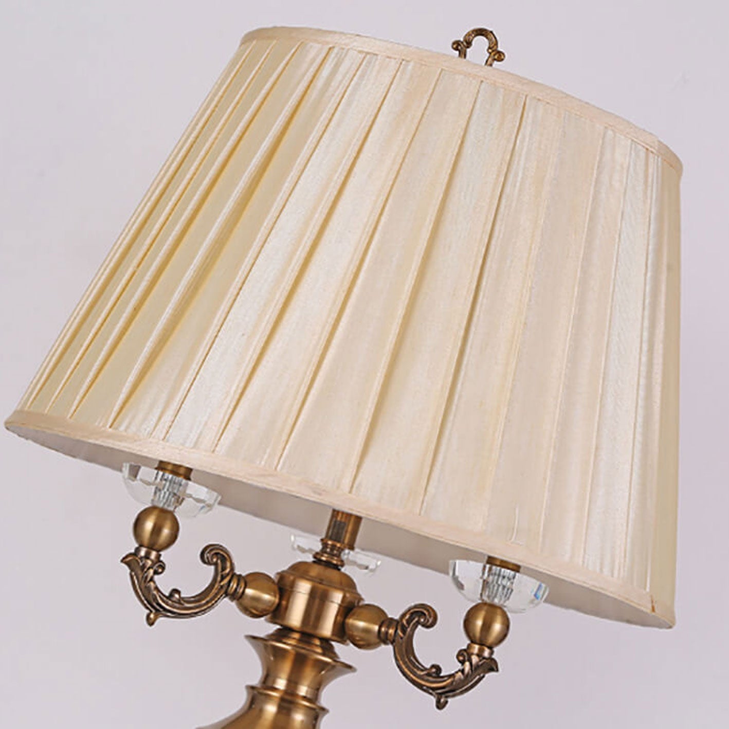 European Light Luxury Zinc Alloy Crystal 1-Light Table Lamp
