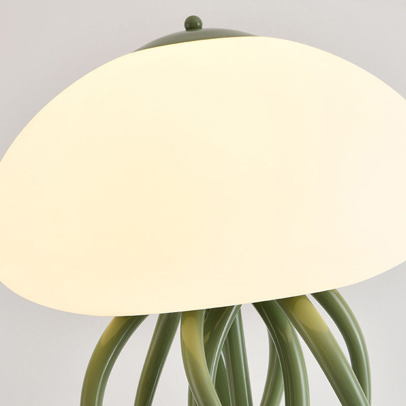 ثريات LED حديدية أكريليكية معاصرة على شكل قنديل البحر لغرفة النوم 