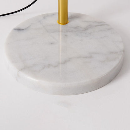 Modern Minimalist Iron Marble 1-Light Standing Floor Lamp