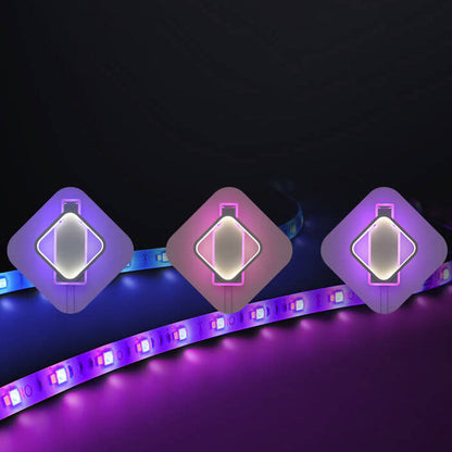 مصباح حائط LED مربع ملون إبداعي حديث 