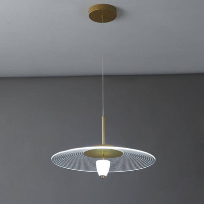 مصباح LED معلق بتصميم UFO شفاف من الأكريليك من نورديك كريتيف 