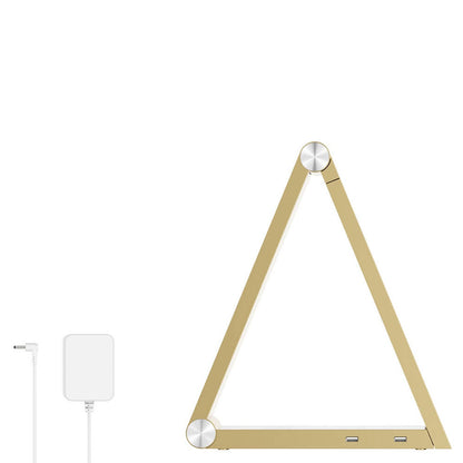 Creative Triangle Eye Protection USB Rechargeable LED Table Lamp