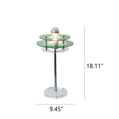 Modern Acrylic Space Saucer Design 1-Light Table Lamp