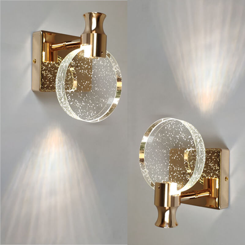 Nordic Crystal Bubble 1-Light LED Wall Sconce Lamp