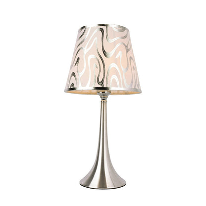 Traditional Farmhouse Iron Fabric Multi-Style 1-Light Table Lamp