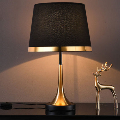 European Retro Fabric 1-Light Table Lamp