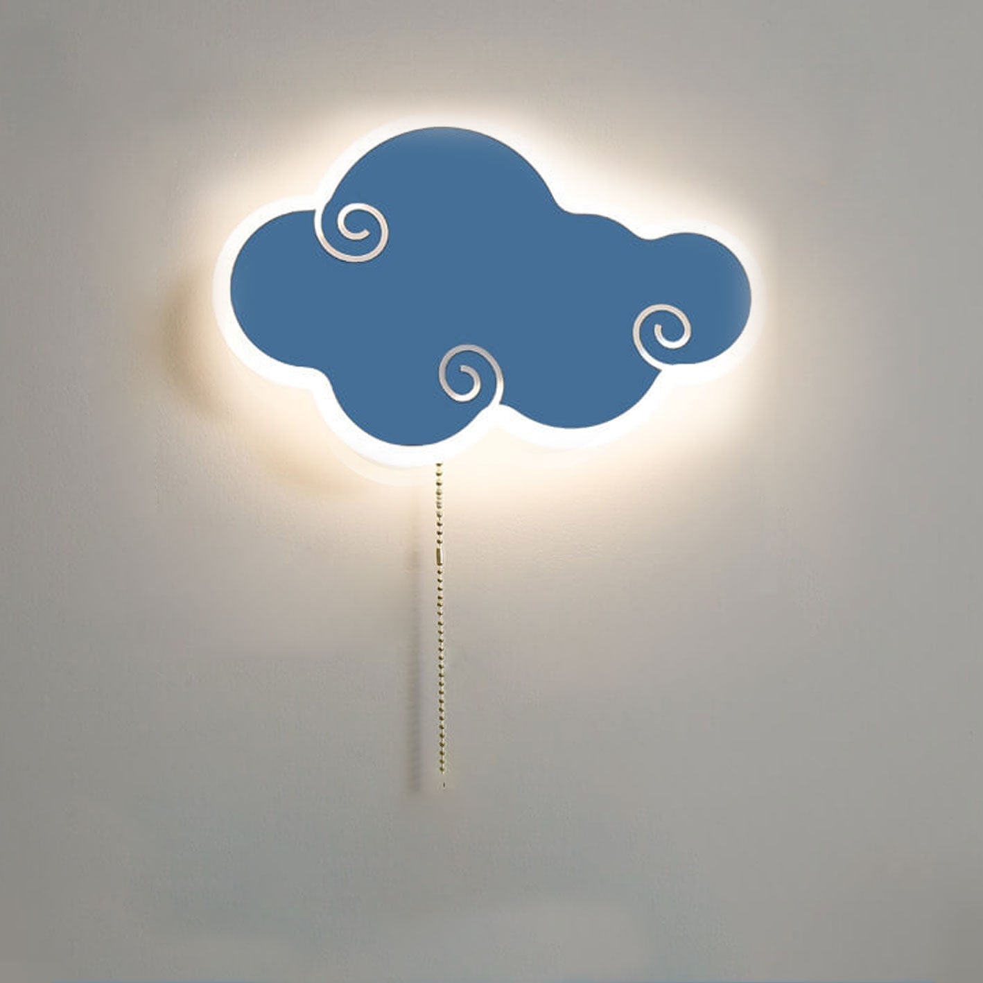 مصباح حائط LED بتصميم رسوم متحركة سحابية بسيطة وحديثة من الشمال 