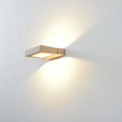 مصباح حائط LED دوار بتصميم مربع بسيط وعصري 