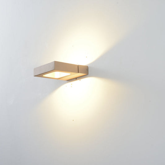 مصباح حائط LED دوار بتصميم مربع بسيط وعصري 