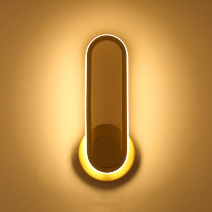Nordic Modern Rotating 1-Light LED Wall Sconce Lamp