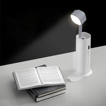 Creative Small Retractable Power Bank Flashlight LED Table Lamp