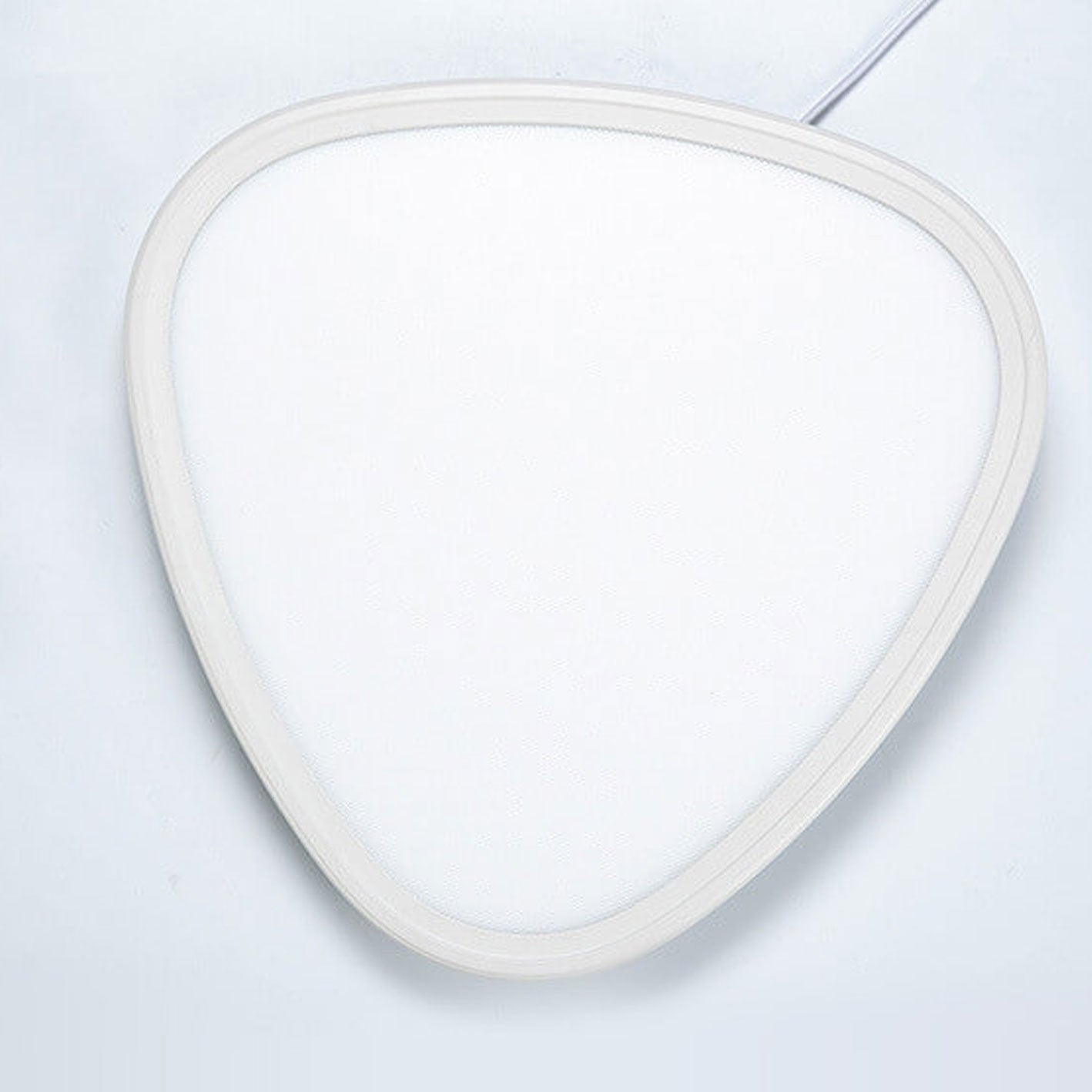Modern Minimalist Aluminum Acrylic Round Triangle LED Flush Mount Ceiling Light