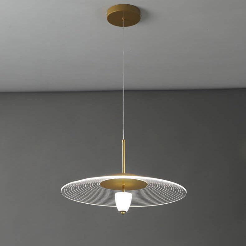 مصباح LED معلق بتصميم UFO شفاف من الأكريليك من نورديك كريتيف 