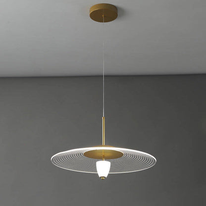 مصباح LED معلق بتصميم UFO شفاف من الأكريليك من نورديك كريتيف 