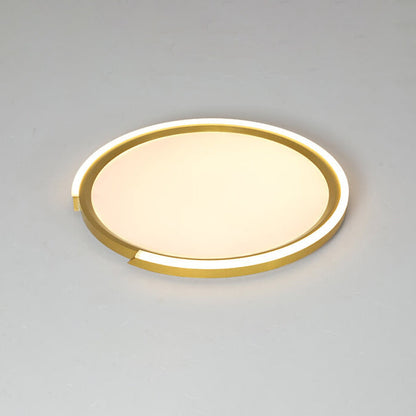 Modern Minimalist Disc Iron Acrylic Aluminum LED Flush Mount Ceiling Light