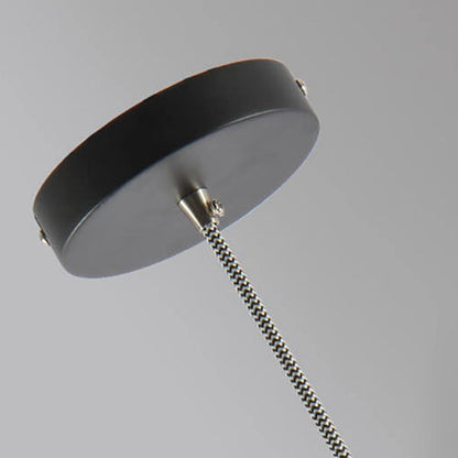 Industrial Simple Iron Diamond Hollow Dome 1-Light Pendant Light
