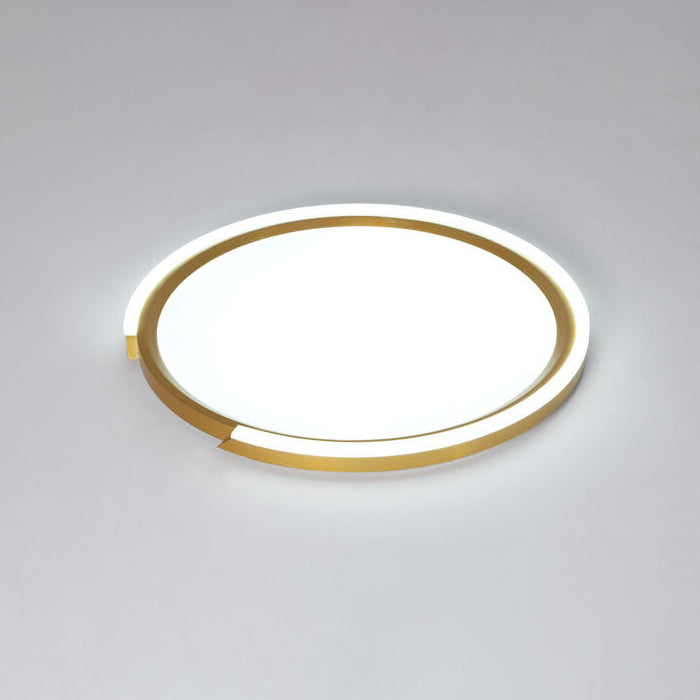 Modern Minimalist Disc Iron Acrylic Aluminum LED Flush Mount Ceiling Light